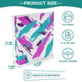 thumbnail image 3 of FORMRS 3 Ring Binder 1.5 inch with Pockets Set of 2 Clip Board 200 Sheets Capacity, Abstract Drawing, 3 of 8