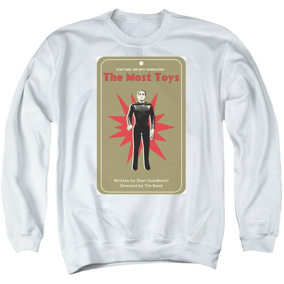 Star Trek Tng Season 3 Episode 22 Adult Crewneck Sweatshirt White