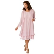 Woman Within Plus Size 2-Piece Jacket Dress