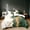 Green, variant on Orylavena Black and Gold Marble Microfiber Duvet Cover Set, Twin, 3-Piece