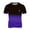 Blue, variant on Men's Summer Casual Sport T-Shirt 3D Digital Print, Gradient Color, Lightweight Flat Cloth, Suitable for Workouts & Errands
