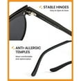 thumbnail image 5 of Cyxus Round Polarized Sunglasses Anti Glare UV400 Unisex, 5 of 8