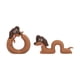 thumbnail image 1 of 2 figuras de perro salchicha para decoración de salpicadero, divertidas estatuas de perro pequeño, esculturas de cachorro para chimenea, de TV Estilo B, 1 of 8