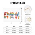 thumbnail image 2 of Logiee Happy Pride Gnome Print Canvas Wall Art ,Art Poster,Canvas Decorative Picture,Decor Wall Pictures for Living Room Bedroom Bathroom,Ready to Hang, 2 of 6