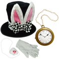 thumbnail image 1 of Set de accesorios para disfraz 4E's Novelty White Rabbit Adult, 1 of 9