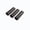 B Gray, variant on 3-Pack Cylindrical Felt Pencil Case Set, Soft Fabric Pen Holder with Zipper, Large Capacity Simple Style Organizer for Campus, Office, and Art Supplies Storage