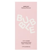 Bubble Skincare Wipe Out Makeup Remover Cleansing Milk for All Skin Types, 1.7 fl oz / 50ml