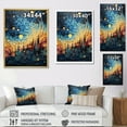 thumbnail image 4 of Designart "Sky Celestial Mosaic horizon II" Landscape & Nature Floater Framed Canvas Art Print, 4 of 7