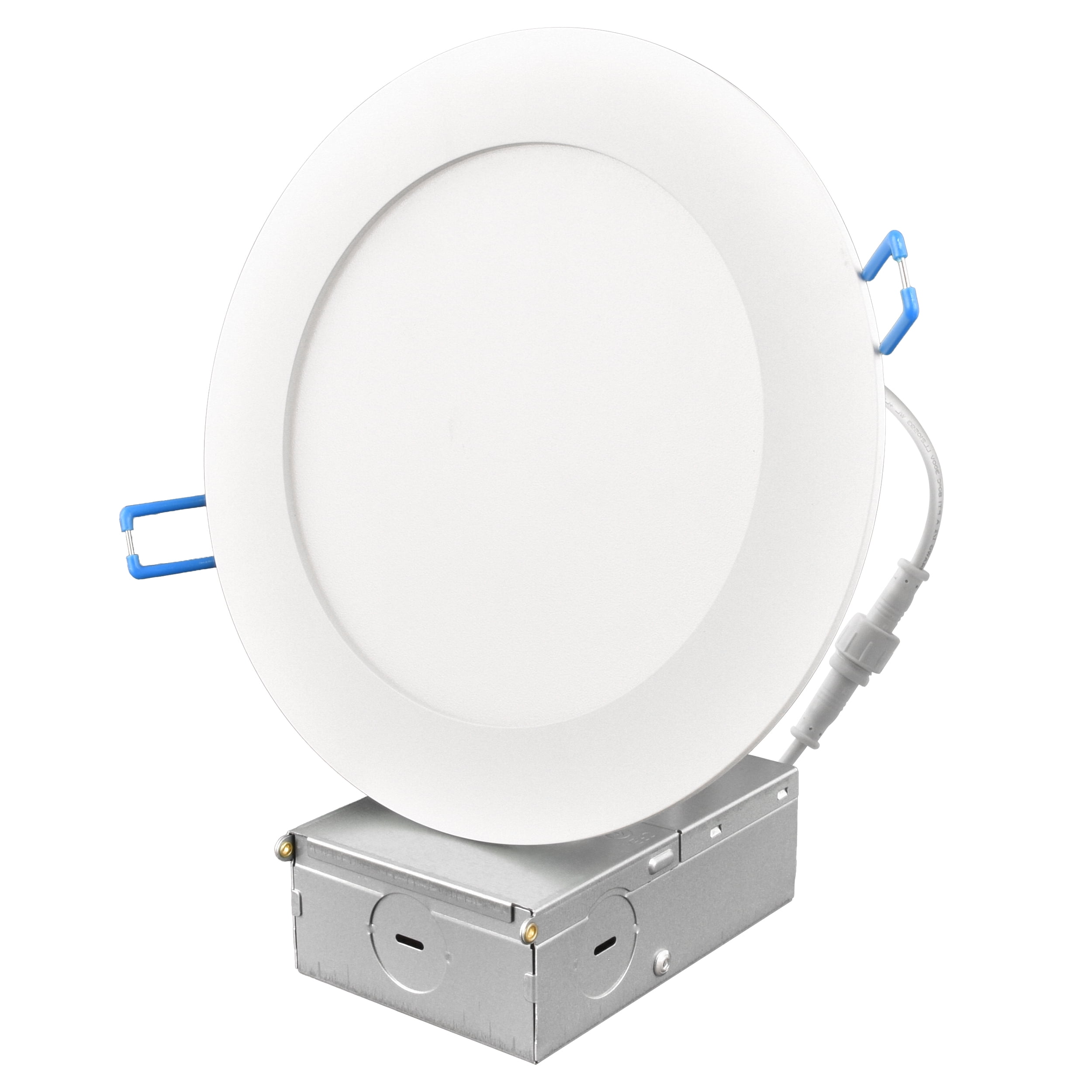 Great Value 6 in LED Canless Downlight with J Box, 12W, 75W Replacement, CCT Selectable, 12 Pack