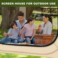 thumbnail image 3 of FICISOG Sports Tent Pop up Weather Pod Outdoor Screen House Pod Tent Shelter for up to 6 People, 71in Large Instant Weatherproof Pop up Tent with Clear View for Camping, 3 of 9