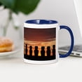 thumbnail image 3 of CafePress - Easter Island Moai At Sunrise Mugs - 11 oz Ceramic Mug - Novelty Coffee Tea Cup, 3 of 4