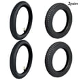 thumbnail image 2 of Tire Tube Set Rubber: 2 Sets Replacement Tire Bicycle Inner Tube for Kids Bike, 2 of 9