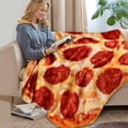 thumbnail image 3 of WOSTAR-Manta de lana de coral cálida, manta de pizza de tortilla mexicana de forma redonda, sofá de lana lavash, colcha de felpa a cuadros, manta de invierno, 3 of 4