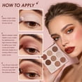 thumbnail image 6 of docolor 9-Color Eyeshadow Palette - Warm Brown & Copper Tones with Matte & Shimmer Finishes, Highly Pigmented Eye Makeup for Everyday Glam, 6 of 9