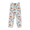 thumbnail image 2 of Fotbe Summer Stamp Men's Pajama Pants,Sleepwear Pants,Pj Bottoms Drawstring And Pockets-X-Large, 2 of 7