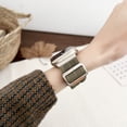 thumbnail image 6 of Nylon Stretchy Solo Loop Watch Band, Compatible with Apple Watch Series 1-10, SE, Ultra, for iWatch 42(Series 1/2/3)/44/45/46/49mm, Adjustable Replacement Strap for Women Men - Gray, 6 of 8