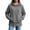 Gray, variant on Women's Athletic Hoodies with Pocket Pullover Long Sleeve Hooded Blouses for Everyday Gym Workout Wear Fall Winter Casual Blouses