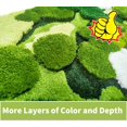 thumbnail image 3 of Alfombras de baño Hifuwan Cute Green Moss, 60 x 150 cm, 3 of 6