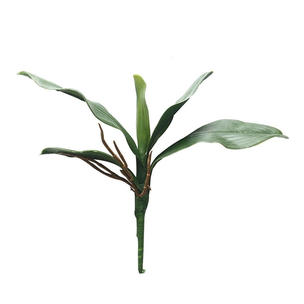 Fiudx Hojas de Orquídea Phalaenopsis, Arreglo Floral Artificial, Diseño Suave y Ligero, Perfecto para Ramos de Boda, Decoración Del Hogar, Cafeterías, Librerías, 1 Juego