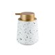 thumbnail image 1 of Dispensador de jabón y loción de cerámica, recargable, for baño y encimera., 1 of 7