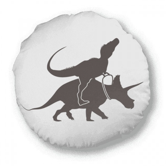 Running Reins Horse Riding Round Throw Pillow Home Decoration Cushion