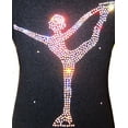 thumbnail image 3 of Ice Skating Jacket with " Chinese Spiral" rhinestone applique, 3 of 3