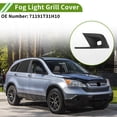 thumbnail image 2 of 1pc Cubierta de rejilla de luz antiniebla izquierda delantera para Honda Civic 2022-2024 No.71191T31H10 ABS Negro, 2 of 7
