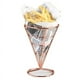 thumbnail image 3 of Estante para papas fritas de un solo cabezal de hierro galvanizado, canasta cónica para restaurante, marco de exhibición para hotel, estante para alimentos pequeños, taza individual y doble para, 3 of 5