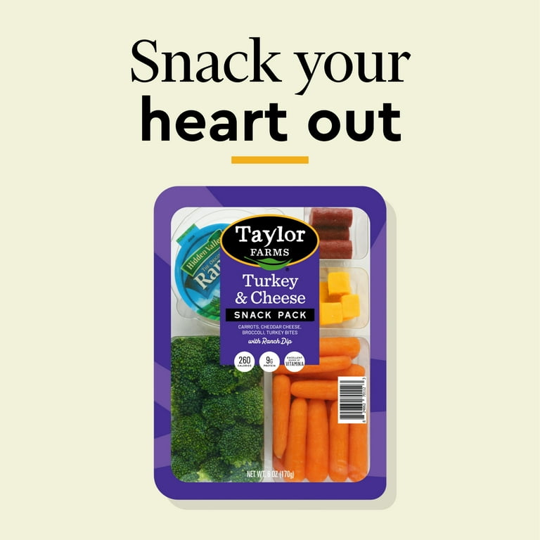 Taylor Farms Turkey & Cheddar Snack Pack, 6 oz