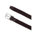 thumbnail image 2 of CTM  Braided Stretch Belt Silver Buckle Adjustable Elastic (Men), 2 of 7
