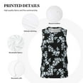 thumbnail image 3 of Naloa Flower Basketball Jersey Reversible Men's Mesh Athletic Sports Shirts Training Practice S-4XLLarge, 3 of 6