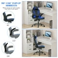 thumbnail image 2 of YRLLENSDAN Gaming Chair Video Game for Adults, Leather High Back Computer Chair with Flip-up Arms/Lumbar Support/Headrest Adjustable Desk Chairs for Computer, Women Men, 2 of 8