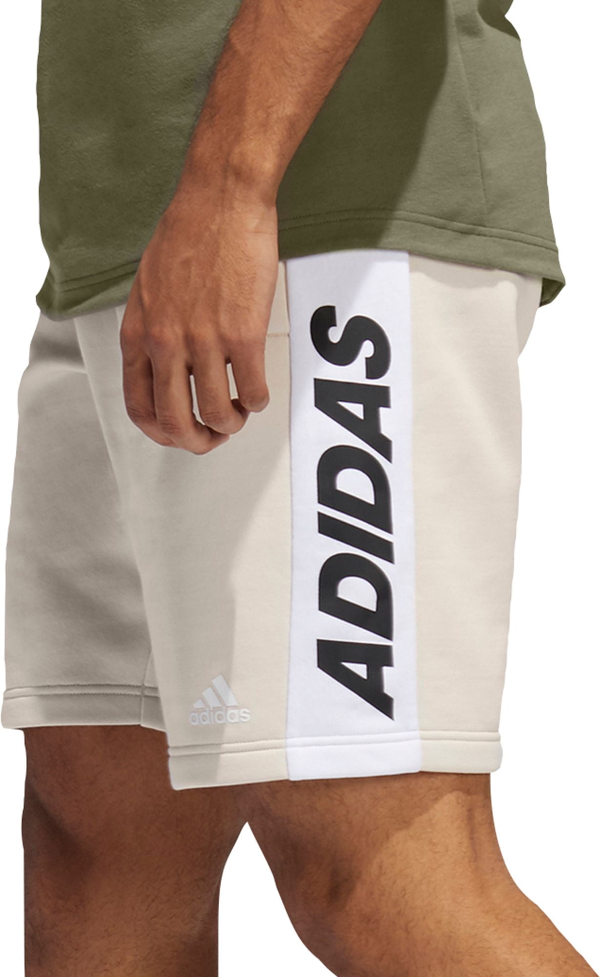 adidas fleece shorts mens