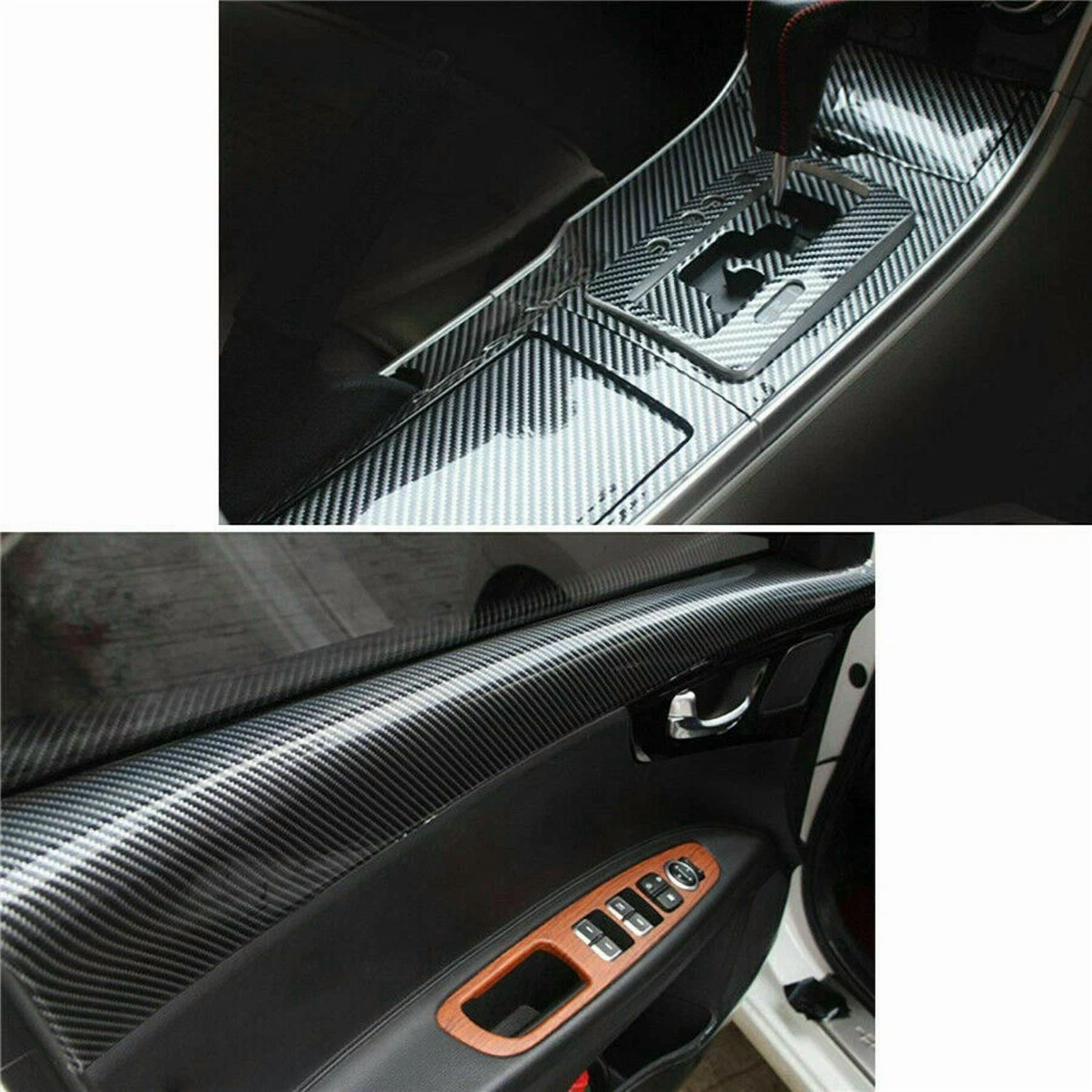 BUTTERFLY- 5D Accessories Glossy Carbon Fiber Vinyl Film Car Interior Wrap Stickers 12X 60"