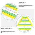 thumbnail image 2 of CNKOO Patchwork Ruler Quilting Stencils for Machine Sewing Quilts, 2 of 8