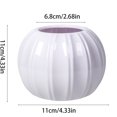 thumbnail image 3 of Matoen Halloween Pumpkin Shape Plastic Vase for Flower Dry Flower Hydroponic Planter Decorative Vase for Home Room Office Party Wedding, 3 of 6