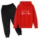thumbnail image 1 of Odeerbi 3-14 Años Niños Niñas San Valentín Conjuntos Amor Impreso Sudaderas Capuchas Pantalones Niños Manga Larga Sudaderas Con Capucha, 1 of 3