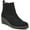 BLK MIC SDE, variant on LifeStride Womens Zenith Faux Suede Wedge Ankle Boots