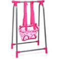 thumbnail image 1 of Baby Doll Play Set 5 in 1 Dolls Accessories Bundle Doll Stroller Doll High Chair Bouncer Crib Swing Doll Furniture Nursery Playset Role (Swing), 1 of 4