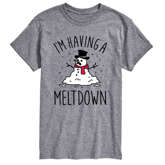 Instant Message - I'm Having a Meltdown - Men's Short Sleeve Graphic T-shirt