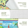 thumbnail image 3 of Junovo Kids Playmat Interactive Learning, 3' x 5', Soft Velvet Surface Non-Slip Green Area Rug, 3 of 7