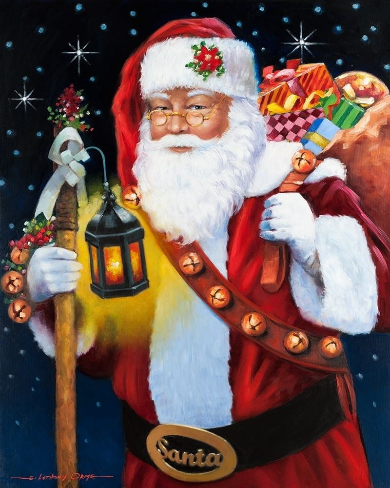 Anthonys Pier 9 Christmas Breakfast With Santa 2022 Santa With Lantern By E. Anthony Orme - Item # Varpdx45351 - Walmart.com