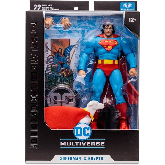 MCFARLANE TOYS DC MULTIVERSE SUPERMAN & KRYPTO
