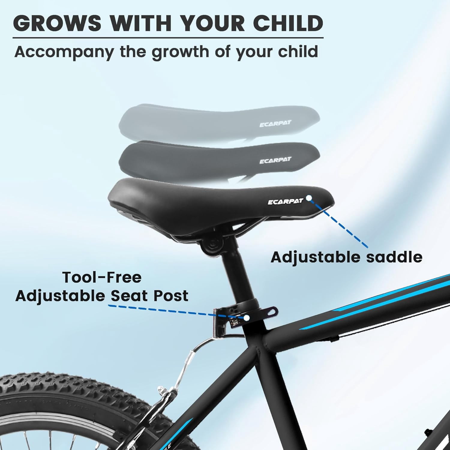 Ambifirner 20 Inch Fat Tire Mountain Bike With Shimano 7 Speed, Front And Rear V-Brakes All-Terrain Tires Bicycle