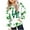 06-Green, variant on DJskiyers St Patrick's Day Girls Pullover Hoodie Shamrock Graphic Tops Oversized Hooded Sweatshirt Trendy Casual Hoodies with Pocket