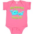 thumbnail image 3 of Inktastic My Mommy Loves Me Cute Narwhal Boys or Girls Baby Bodysuit, 3 of 5