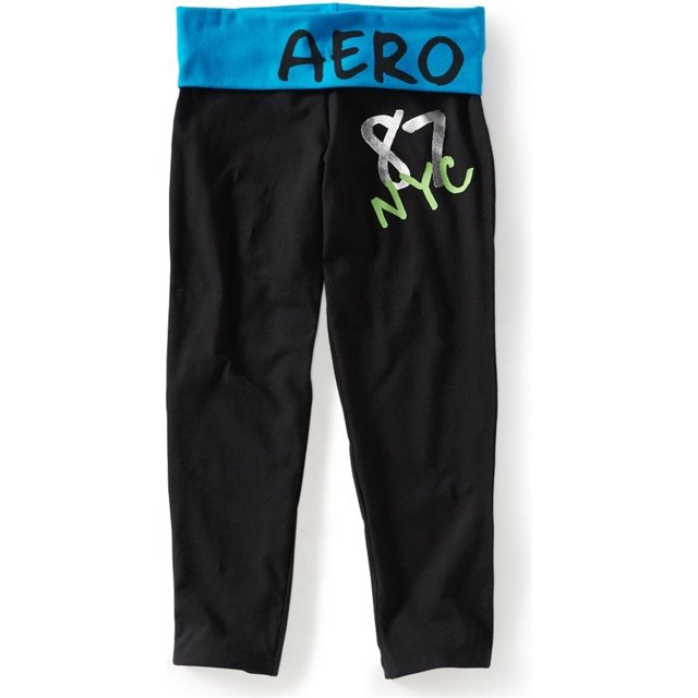 Aeropostale Nyc Yoga Athletic Pantalones deportivos para mujer, azul, XS