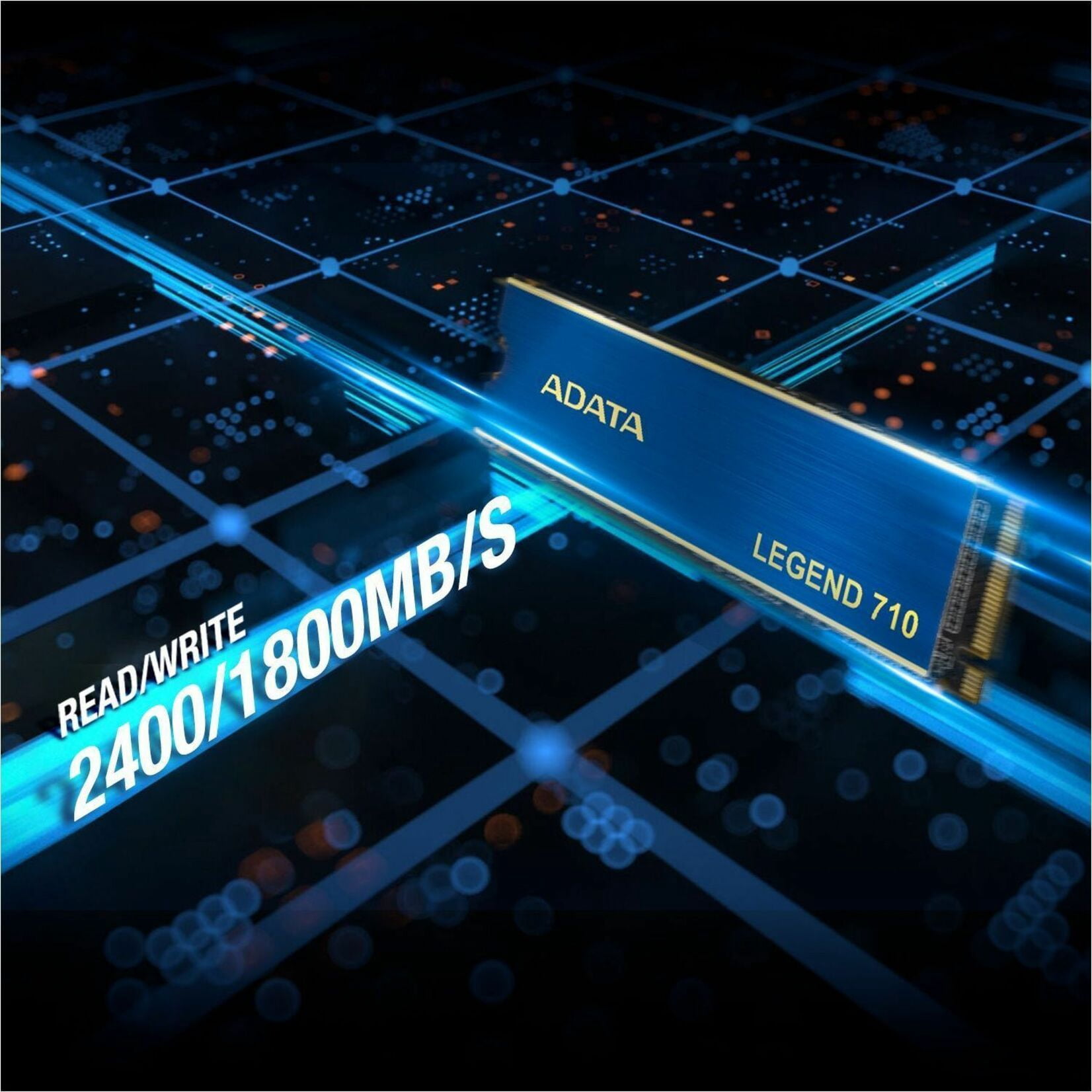 Adata LEGEND 710 ALEG-710-2TCS 2 TB Solid State Drive, M.2 2280 Internal, PCI Express NVMe (PCI Express NVMe 3.0 x4)