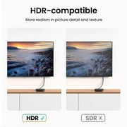 Cmple - 2 Pack High Speed HDMI Cable 1.5 ft 4k@60Hz Ultra Thin HDMI 2.0 Cable 4k HDMI Cable, ARC, 3D, 4k HDMI Cord - Flexible