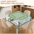 thumbnail image 2 of Green Tropical Botanical Peacock Mahjong Tablecloth 55" x 55" Tablecloth Table Cloth Covers, Stain Resistance Polyester Table Covers for Kitchen Dini, 2 of 6